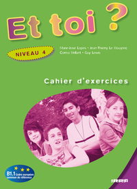 Image de Et toi ? niv. 4 -  Cahier d'exercices