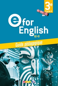 Picture of E for English 3e - Anglais Ed.2017 -  Guide pédagogique