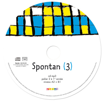 Image de Spontan 3 palier 2 - 1re année LV1/LV2 - CD de remplacement
