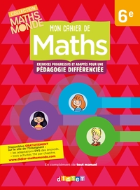 Picture of Mon cahier de maths 6e -  cahier