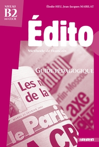 Picture of Edito niveau B2 guide pédagogique