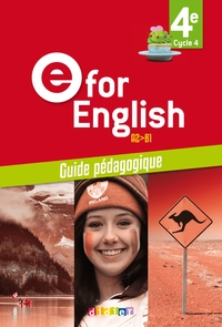Picture of E for English 4e - Anglais Ed. 2017  - Guide pédagogique