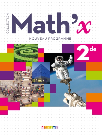 Image de Math 'X 2de (Ed.2019) - Livre