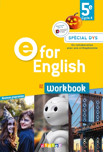 Picture of E for English 5e - Anglais Ed.2017 -Workbook Spécial DYS