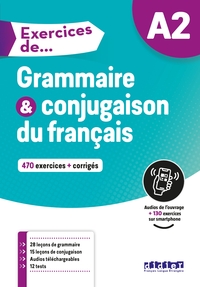 Image de Exercices de... Grammaire et conjugaison A2 - Livre + didierfle.app