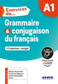 Image de Exercices de... Grammaire et conjugaison A1 - Livre + didierfle.app