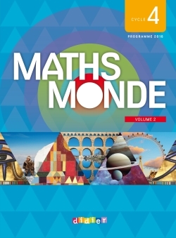 Image de Maths Monde cycle 4 volume 2 - Livre