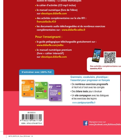 Image de Edito niv.B1 (éd. 2018) - Livre + DVD