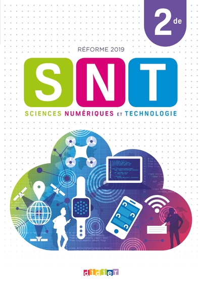 Image de SNT - Sciences Numériques et Technologie 2de - Livre