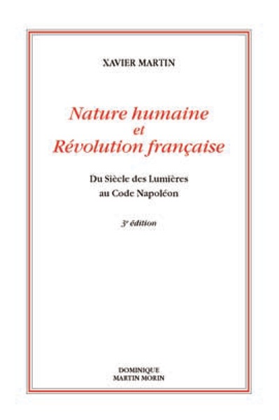 Picture of Nature humaine et révolution française