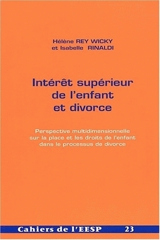 Picture of Intérêt supérieur de l'enfant et divorce