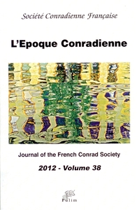 Picture of L'Époque Conradienne, volume 38/2012
