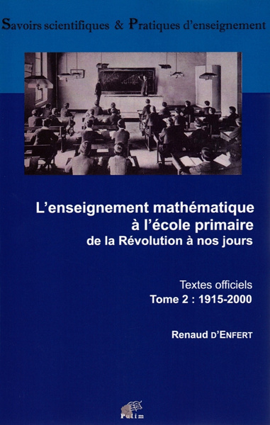 Picture of L'enseignement mathématique à l'école primaire de la Révolution à nos jours