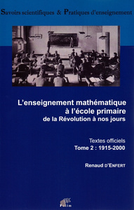Picture of L'enseignement mathématique à l'école primaire de la Révolution à nos jours