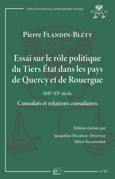 Picture of ESSAI SUR LE ROLE POLITIQUE DU TIERS ETAT DANS LES PAYS DE QUERCY ET DE ROUERGUE