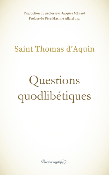 Picture of Questions quodlibétiques