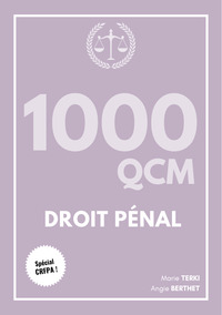 Image de 1000 QCM DROIT PÉNAL (CRFPA)