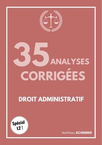 Image de 35 analyses d'arrêt en droit administratif