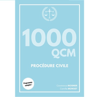 Image de 1000 QCM - Procédure Civile (CRFPA)
