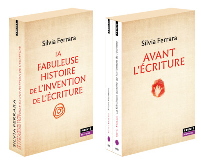 Image de Coffret Silvia Ferrara : La Fabuleuse Histoire de l’invention de l’écriture & Avant l'écriture. Signes, figures, paroles