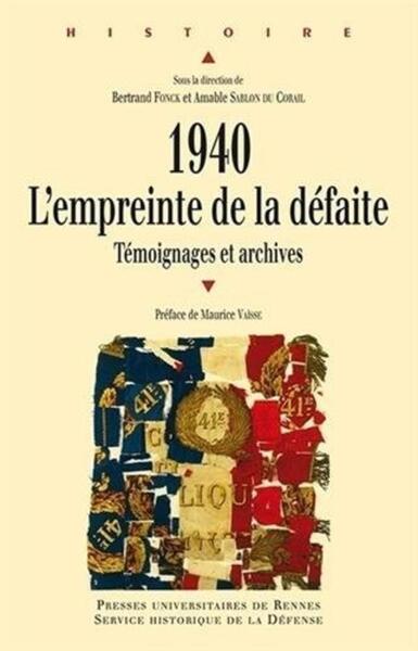 Picture of 1940 : l'empreinte de la défaite