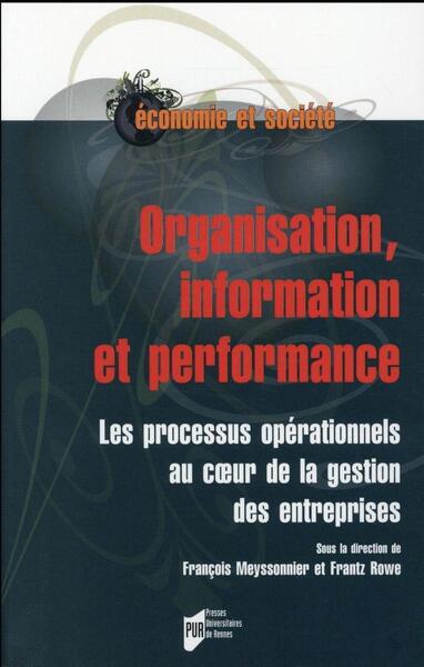 Picture of ORGANISATION INFORMATION ET PERFORMANCE