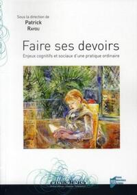Image de FAIRE SES DEVOIRS