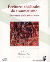 Picture of ECRITURES THEATRALES DU TRAUMATISME