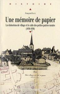 Picture of Une mémoire de papier