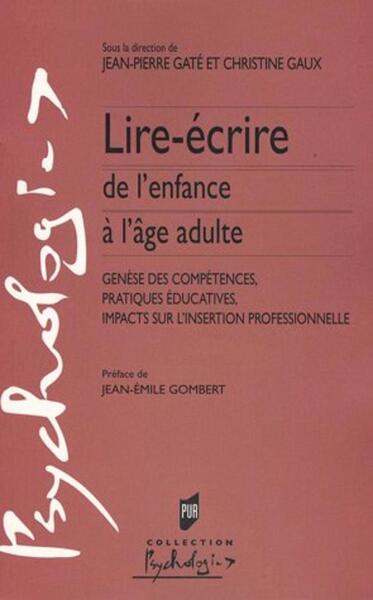Image de LIRE-ECRIRE. DE L ENFANCE A L AGE ADULTE