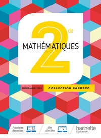 Image de Mathématiques Barbazo 2nde - Livre Élève - Ed. 2019