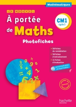 Image de Le Nouvel A portée de maths CM1 - Photofiches + CD ROM - Ed. 2016