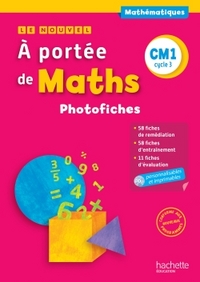 Image de Le Nouvel A portée de maths CM1 - Photofiches + CD ROM - Ed. 2016