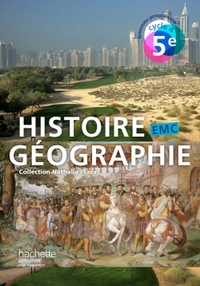 Picture of Histoire-Géographie-EMC cycle 4 / 5e - Livre élève - éd. 2016