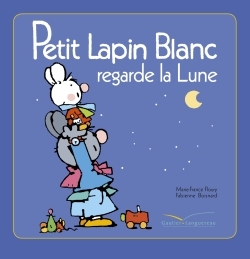 Image de Petit Lapin Blanc regarde la lune