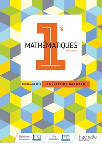 Image de Barbazo Maths 1ère - Livre élève - Ed. 2019