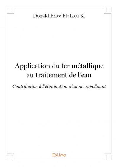 Image de Application du fer métallique au traitement de l'eau
