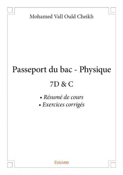 Image de Passeport du bac - physique