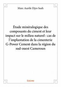 Image de étude minéralogique des composants du ciment et leur impact sur le milieu naturel : cas de l'implantation de la cimenterie g power cement dans la région du sud ouest cameroun