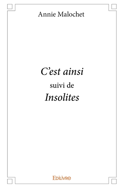 Image de C'est ainsi suivi de Insolites