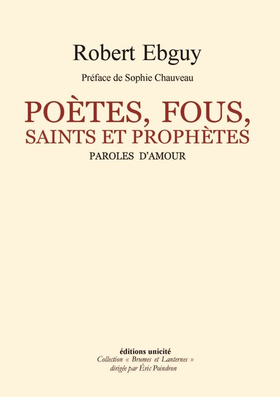 Picture of POÈTES FOUS  SAINTS ET PROPHÈTES