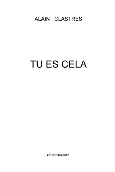 Picture of Tu es cela