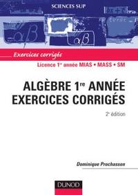 Picture of Algèbre 1re année - 2ème édition - Exercices corrigés