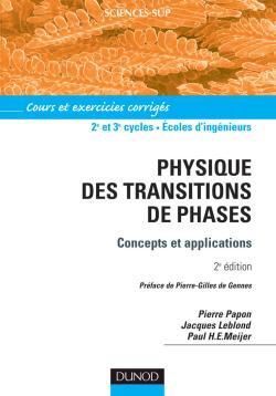 Picture of Physique des transitions de phase - 2ème édition - Concepts et applications