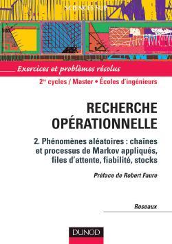 Picture of Exercices et problèmes résolus de recherche opérationnelle - Tome 2 - 2ème édition