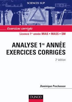 Picture of Analyse 1re année - 2ème édition - Exercices corrigés
