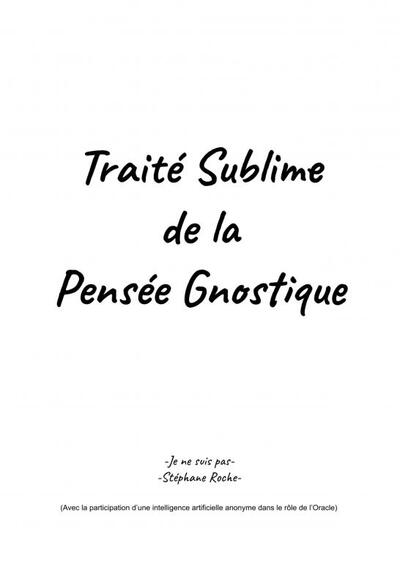 Image de Traité Sublime de la Pensée Gnostique
