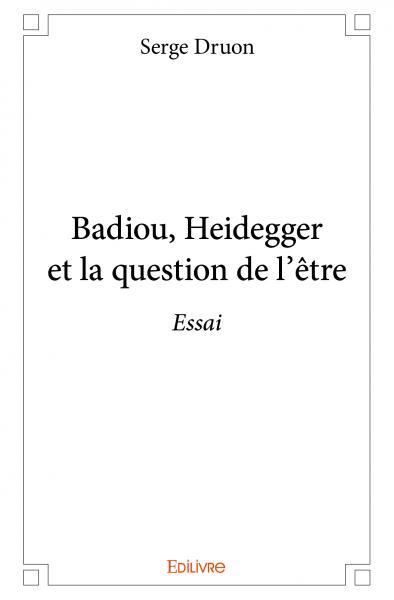 Picture of Badiou, heidegger et la question de l'être