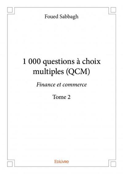 Image de 1 000 questions à choix multiples (qcm)  finance et commerce