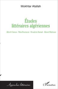 Image de Etudes littéraires algériennes